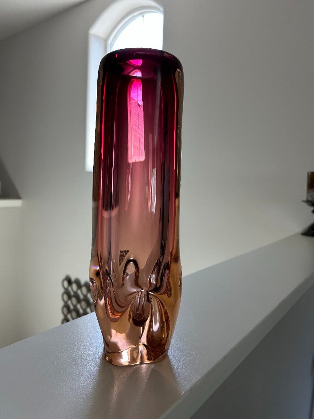 Ombre Vase Gorgeous Artglass